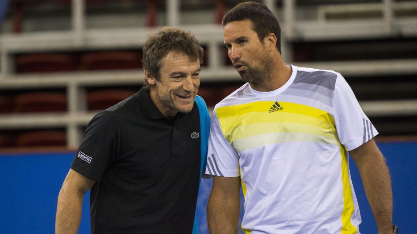 Ászok balról: Wilander és Rafter FOTÓ: MTI/ILLYÉS TIBOR