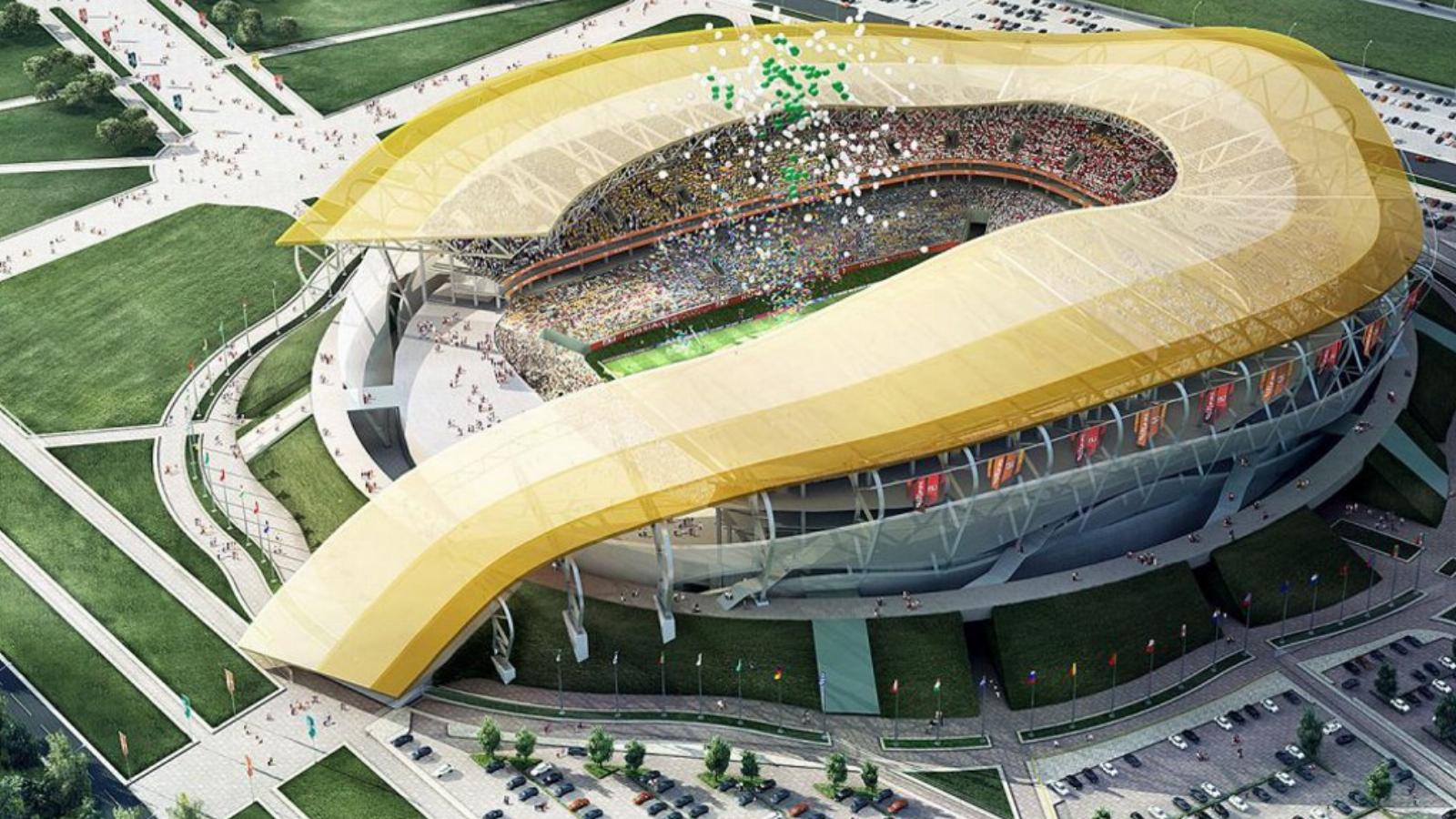 Eddig csak maketteken léteznek a futurisztikus stadionok a 2018-as vb-re FORRÁS: OROSZ SZÖVETSÉG