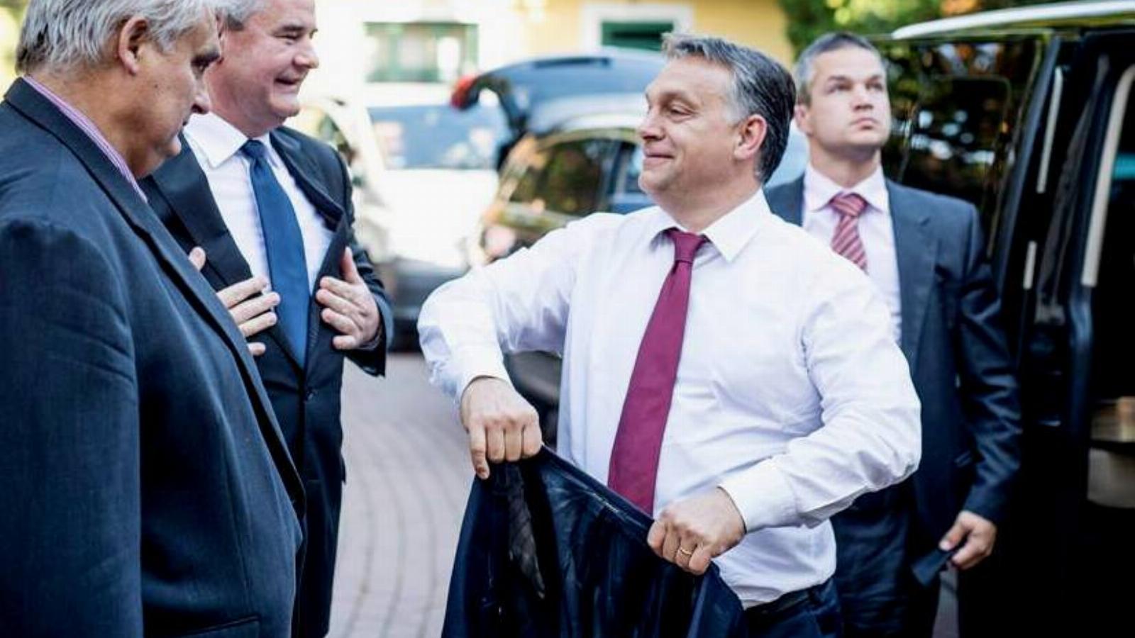 Békéscsabán 2014 októberében Forrás: Facebook/Orbán Viktor