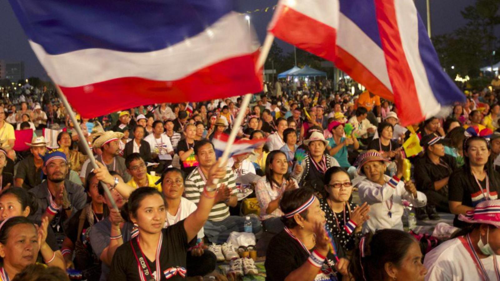 Elűznék a Takszin-rezsimet a bangkoki tüntetők FOTÓ: EUROPRESS/GETTY IMAGES/ED WRAY