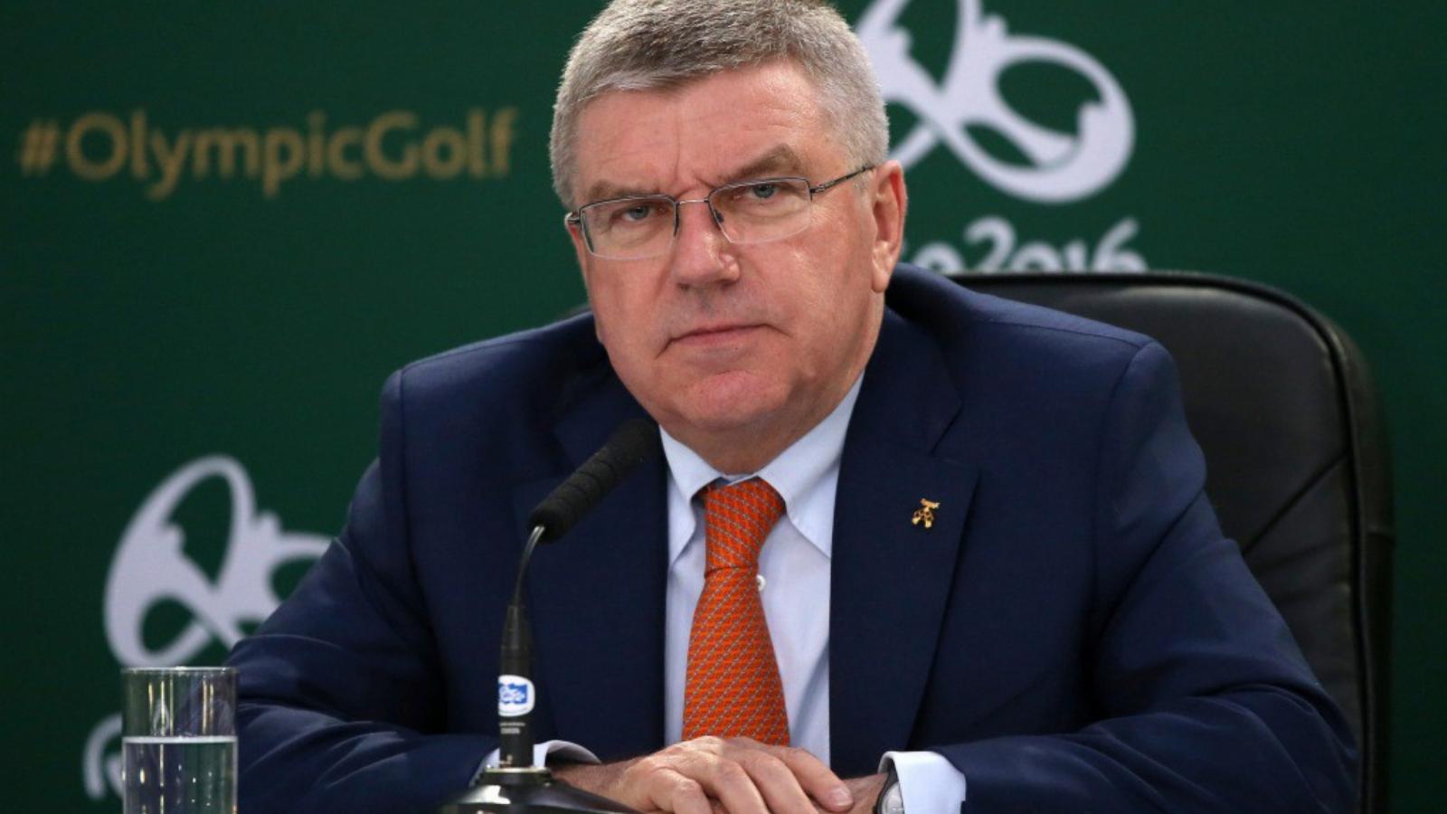 Thomas Bach NOB-elnök szigorú fellépést helyezett kilátásba FOTÓ: EUROPRESS/GETTY IMAGES/ANDREW REDINGTON