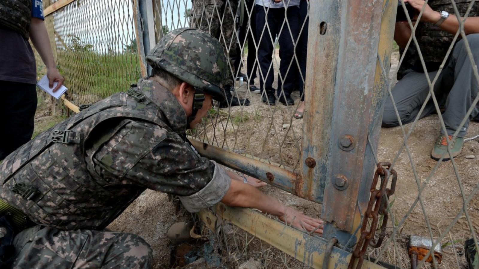 Dél-Korea azzal vádolja Phenjant, hogy aknák sorát helyezte el a két ország határszakaszának közelében FOTÓ: EUROPRESS/GETTY IMA