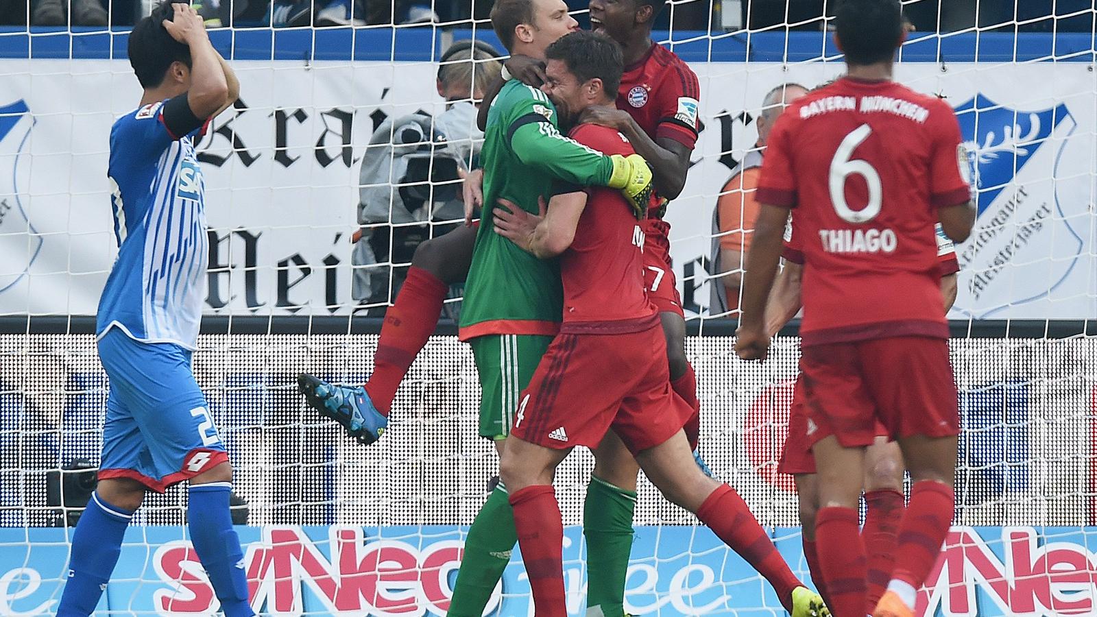 Ünnepel a Bayern. FOTÓ: Matthias Hangst/Bongarts/Getty Images