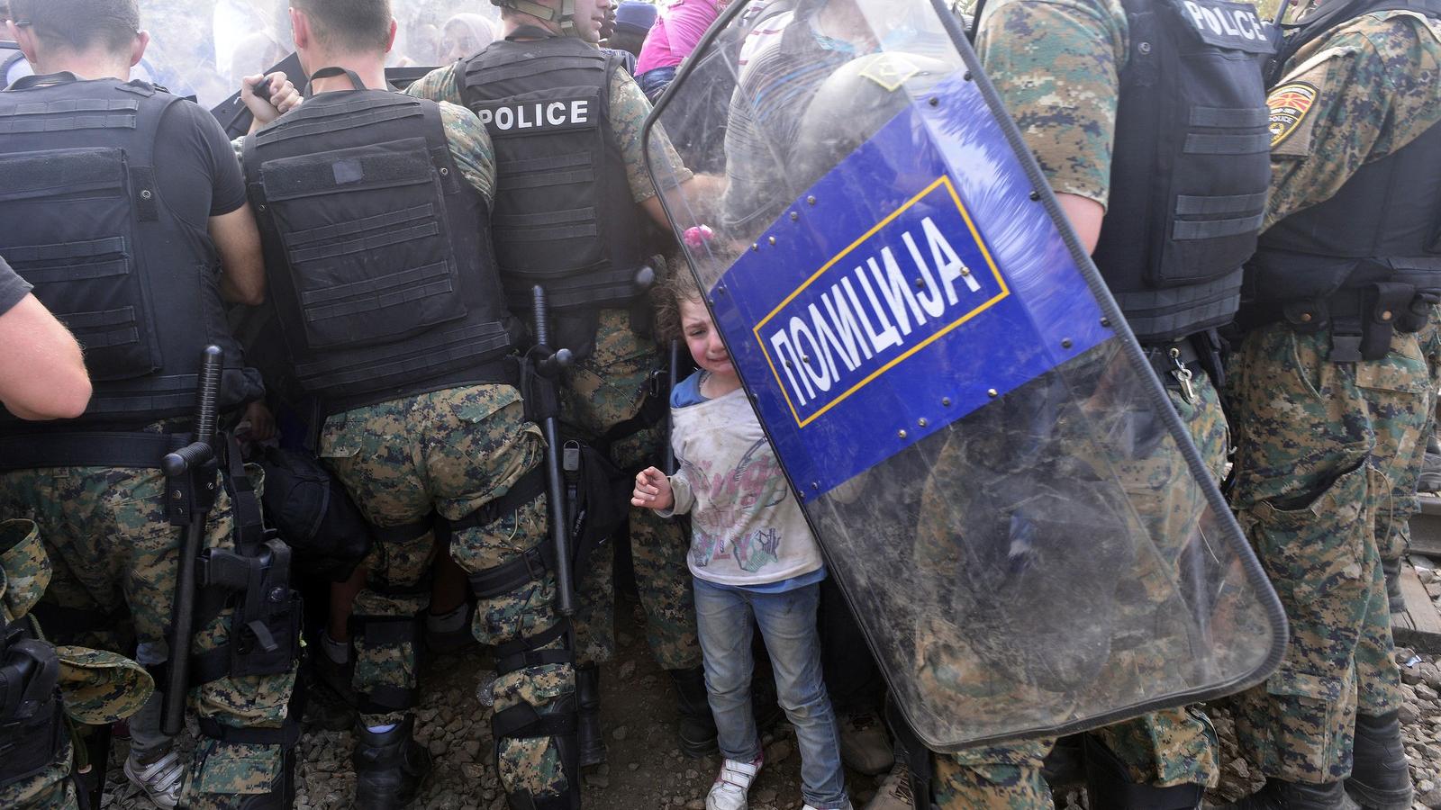 Enyhült ugyan a pénteken embertelenné vált helyzet a görög–macedón határon, ám az indulatok forrnak FOTÓ: EUROPRESS/GETTY IMAGES