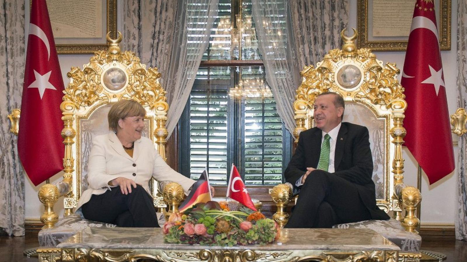 Angela Merkel és Recep Tayyip Erdogan Isztambulban – A német kancellár nem híve a török EU-tagságnak FOTÓ: EUROPRESS/GETTY IMAGE