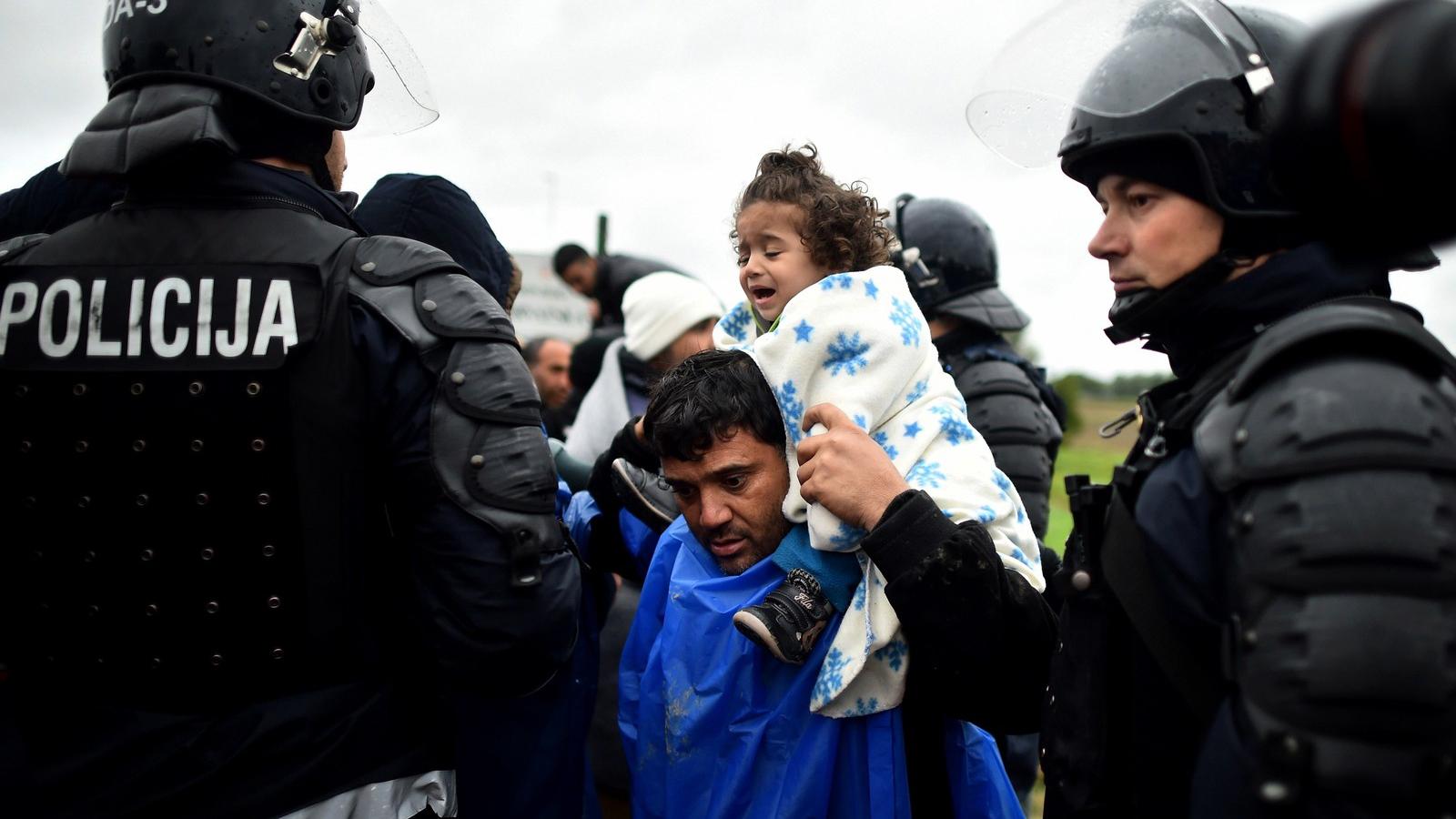 Menekültek Horvátországban FOTÓ: EUROPRESS/GETTY IMAGES/JEFF J MITCHELL