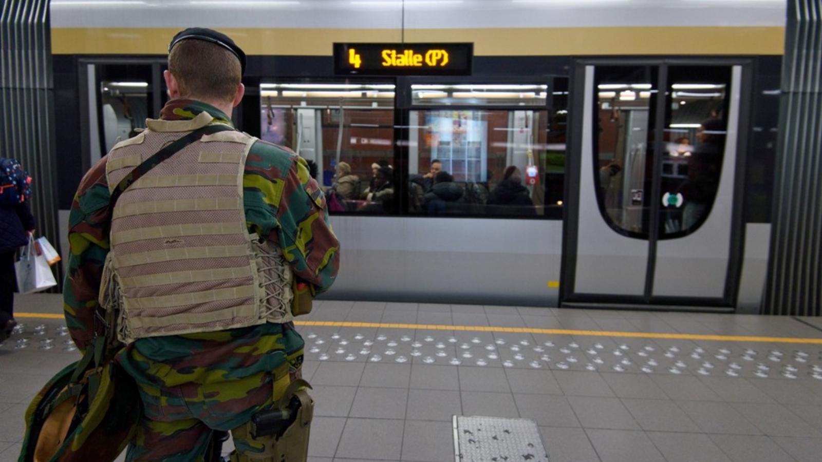 Katonák jelentek meg a metróállomásoknál FOTÓ: EUROPRESS/GETTY IMAGES/BEN PRUCHNIE