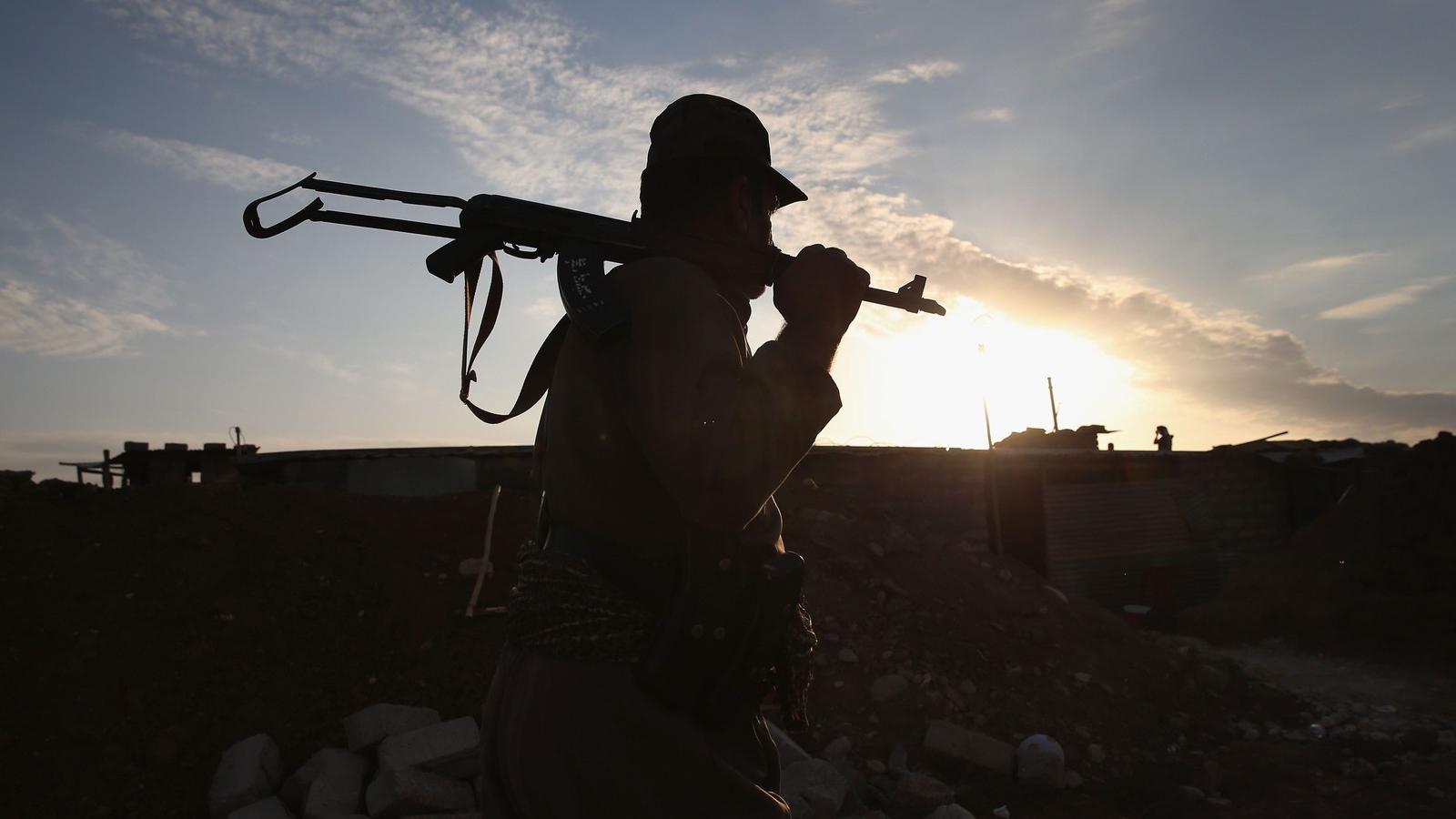 Észak-Irakban a kurd pesmerga erők tartják a frontot FOTÓ: EUROPRESS/GETTY IMAGES/JOHN MOORE