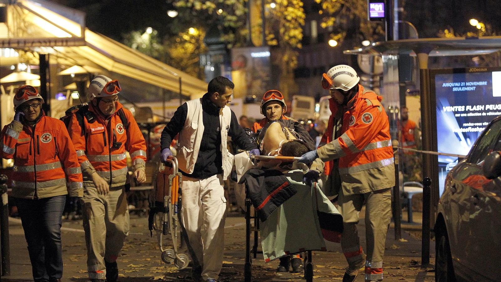 A párizsi terrortámadás után. Illusztráció: Thierry Chesnot/Getty Images