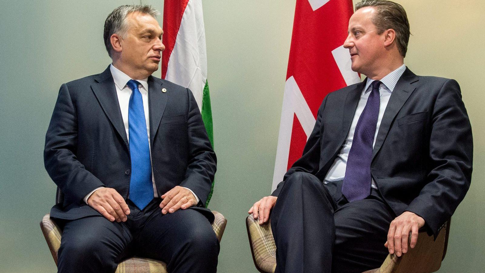 Orbán Viktor és David Cameron a tavaly decemberi uniós csúcson FOTÓ: MTI/MINISZTERELNÖKI SAJTÓIRODA/BOTÁR GERGELY