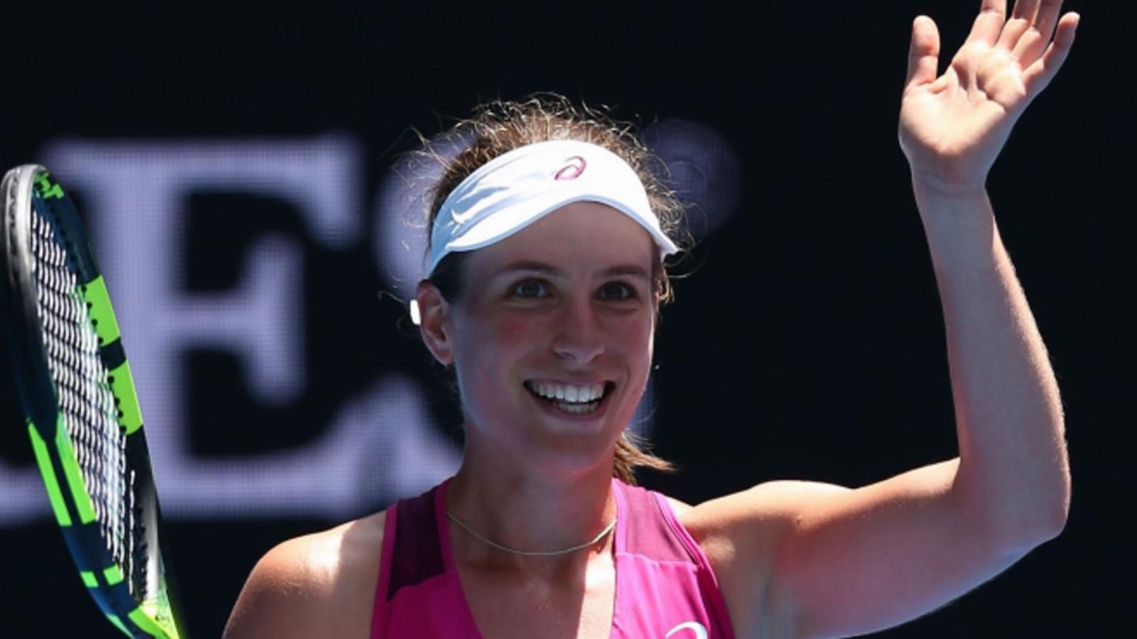 Konta-bravúr, sajnos brit színekben…
FOTÓ: EUROPRESS GETTY IMAGES/RYAN PIERSE