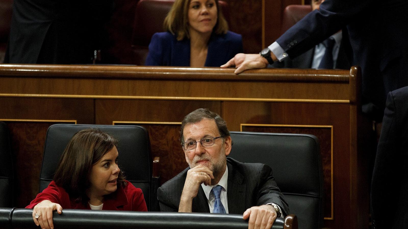 Mariano Rajoy a parlament nyitóülésén – nincs elég szavazat a beiktatásához FOTÓ: EUROPRESS/GETTY IMAGES/PABLO BLAZQUEZ DOMINGUE