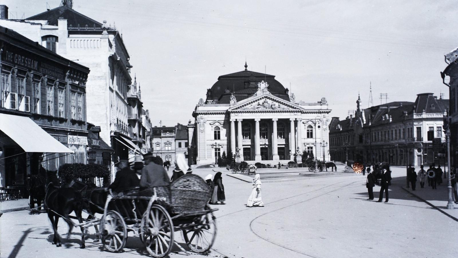 1907, Nagyvárad. Bémer tér, Szigligeti színház FOTÓ: FORTEPAN/ERDÉLYI MÓR