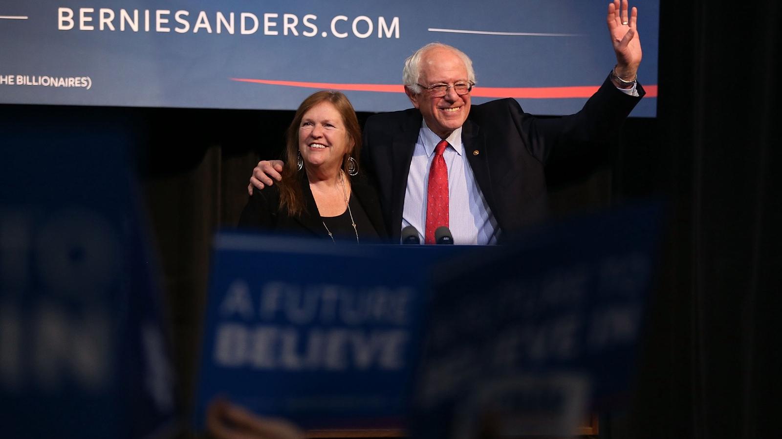  Bernie Sanders  és Jane O`Meara Sanders - Fotó: Joe Raedle/Getty Images