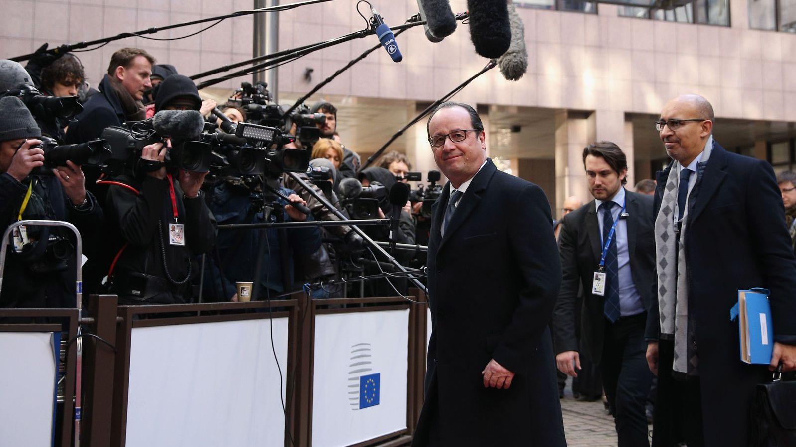 Francois Hollande a brüsszeli EU-csúcs előtt FOTÓ: EUROPRESS/GETTY IMAGES/DAN KITWOOD