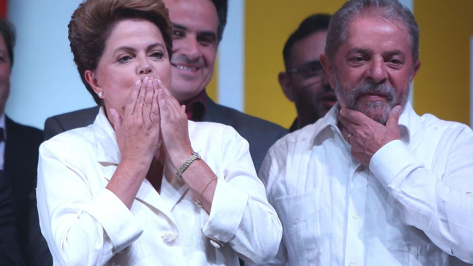 Dilma Rousseff és Lula da Silva gondban, korrupció árnyéka vetül a kormányzatra FOTÓ: EUROPRESS/GETTY IMAGES/MARIO TAMA