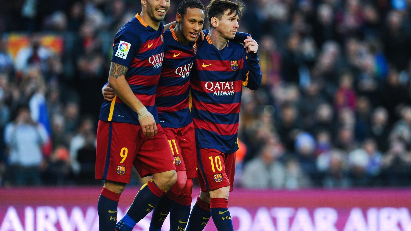 Suarez, Neymar és Messi. FOTÓ: David Ramos/Getty Images