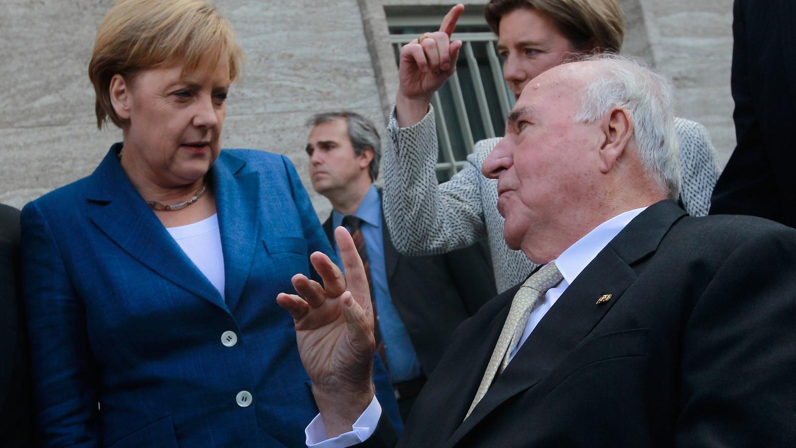 Merkel, Kohl "kislánya" és a volt német kancellár. FOTÓ: Getty Images