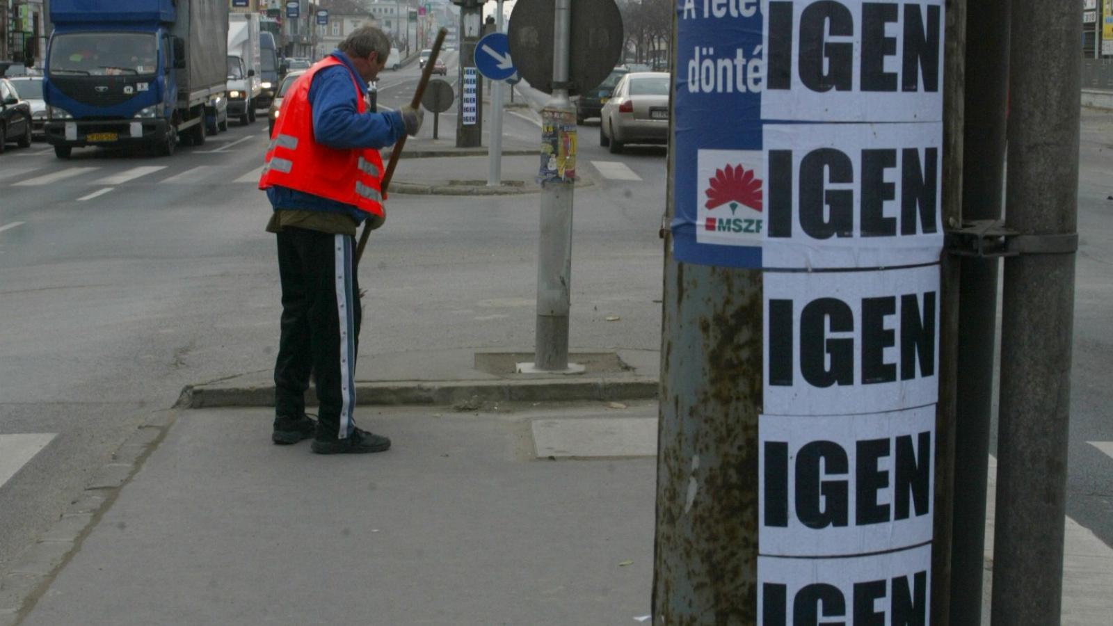 Orbán Viktor nemet mondott, így a pártok hirdetései nem jelennek majd meg a közutak mentén FOTÓ: K2 PRESS