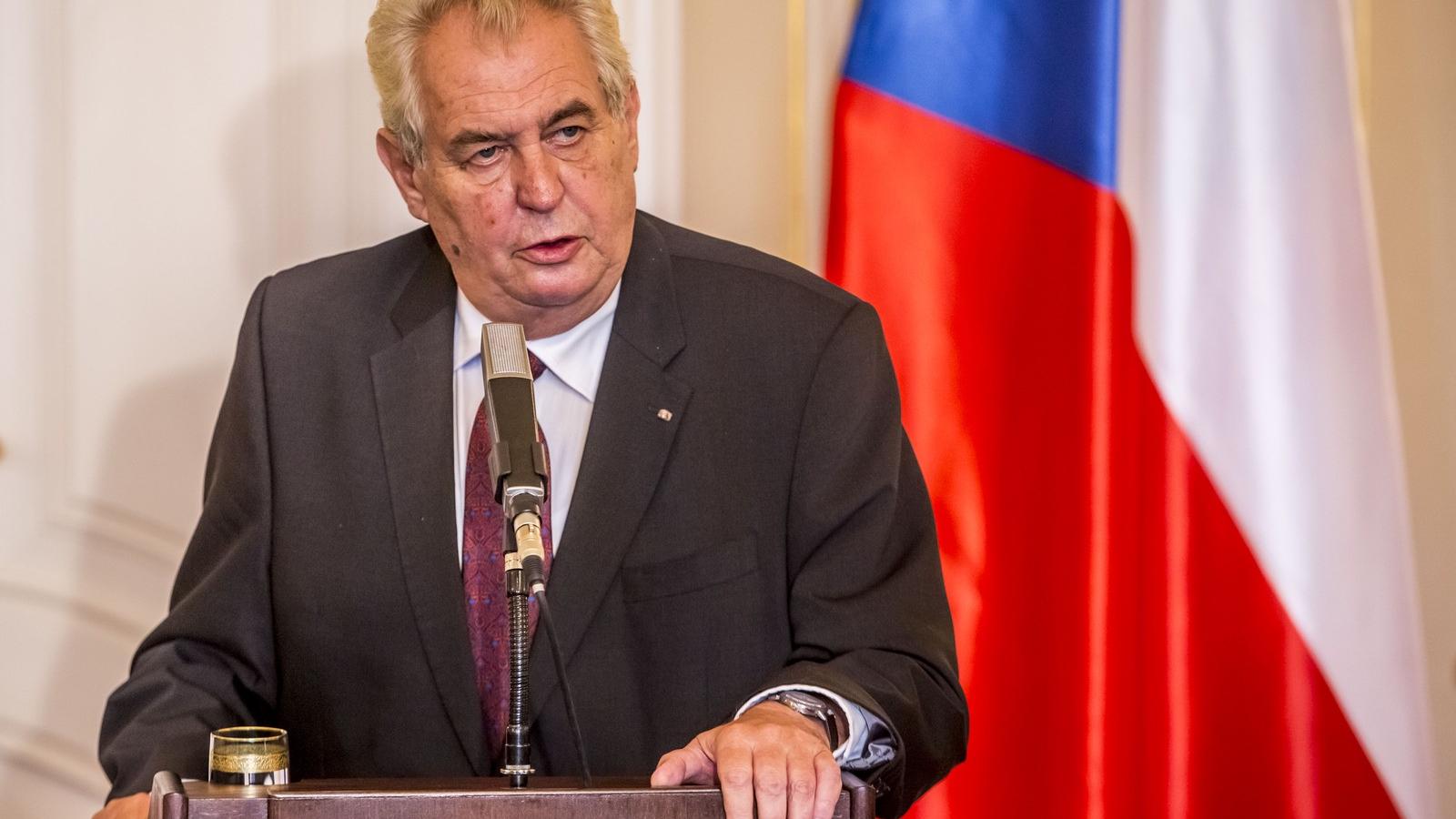 Milos Zeman elnök a referendumon – állítása szerint legalábbis – az EU-ban maradásra voksolna FOTÓ: EUROPRESS/GETTY IMAGES/MATEJ