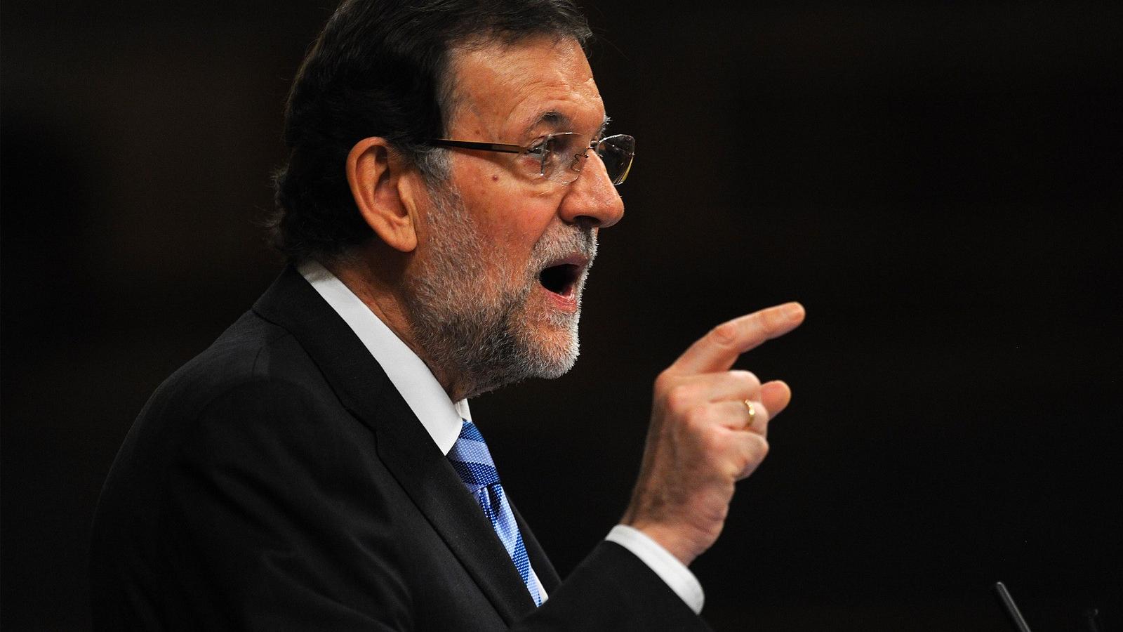 Mariano Rajoy: "Garantálom, hogy (...) nem kerül sor semmiféle elszakadásra." Fotó: Denis Doyle/Getty Images