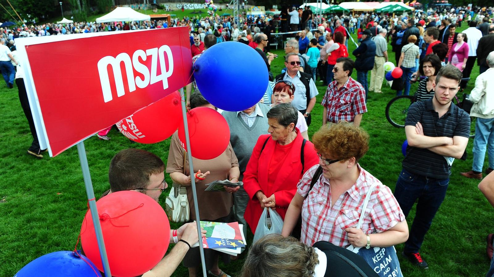 A szocialisták arra számítanak, még többen is vesznek majd részt a Szabad Európa-napon, mint mondjuk egy majálison FOTÓ: VAJDA J