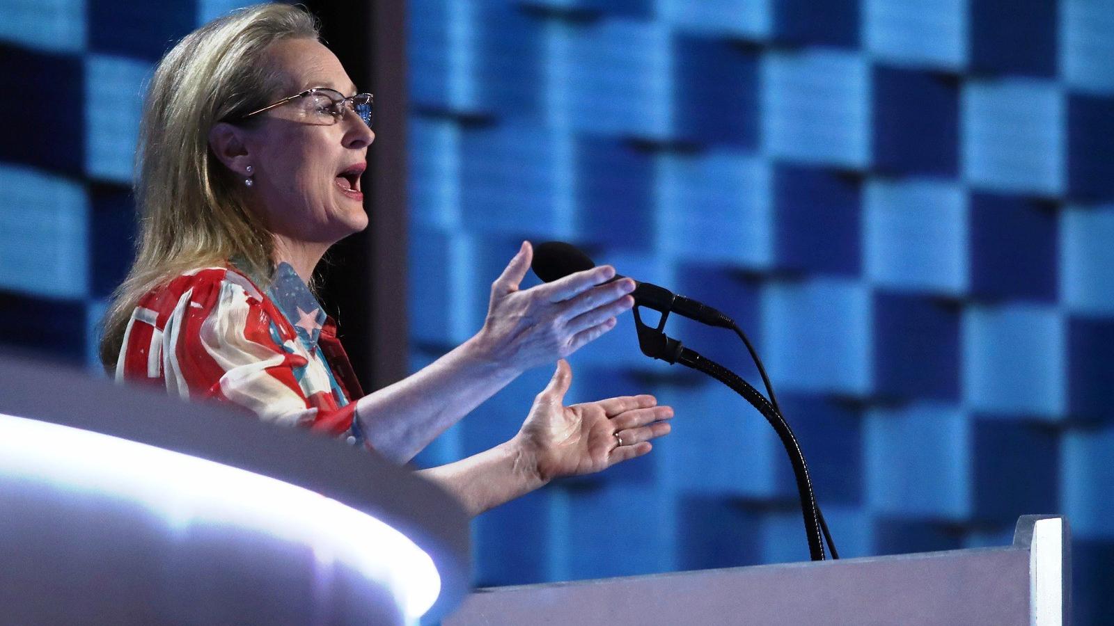 Meryl Streep is Clinton mellett kampányolt FOTÓ: EUROPRESS/GETTY IMAGES/JESSICA KOURKOUNIS