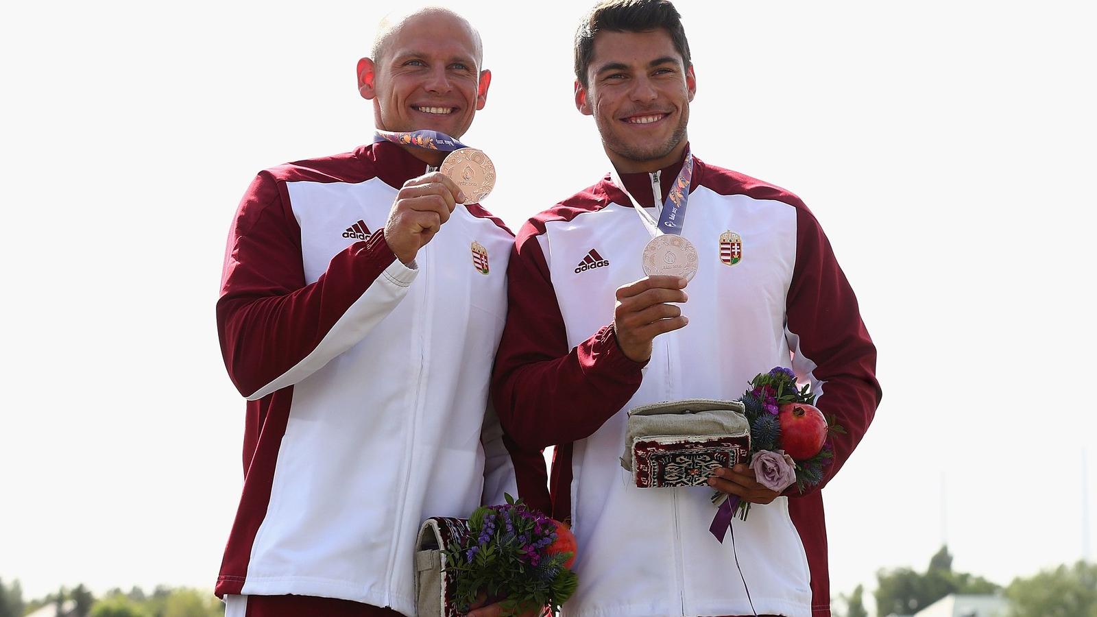 Tótka Sándor és Molnár Péter. FOTÓ:  Robert Prezioso/Getty Images/BEGOC