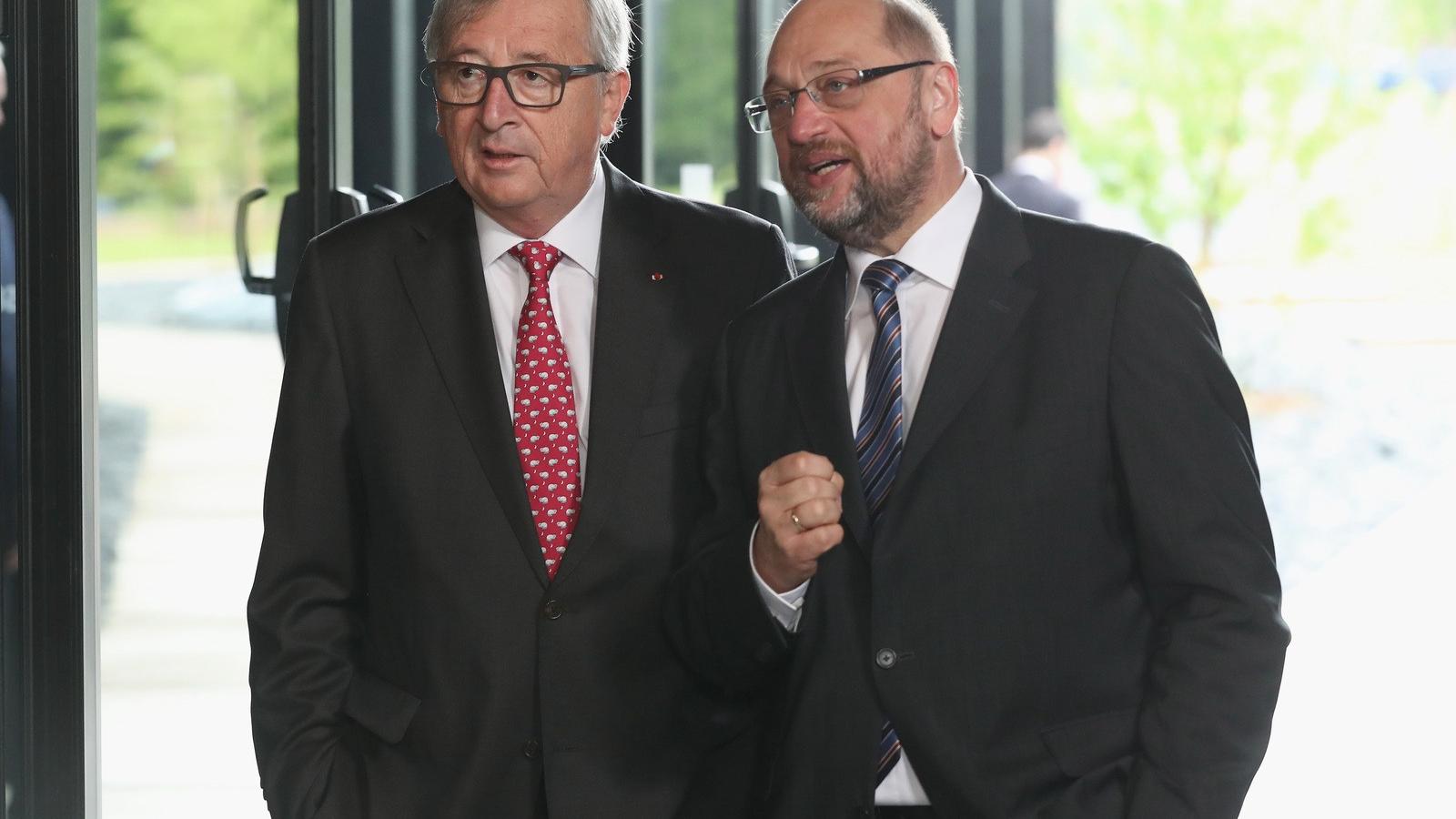  Jean-Claude Juncker és Martin Schulz - Fotó: Sean Gallup/Getty Images