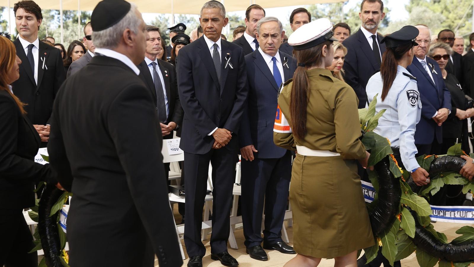 Obama a temetésen. FOTÓ: Getty Images