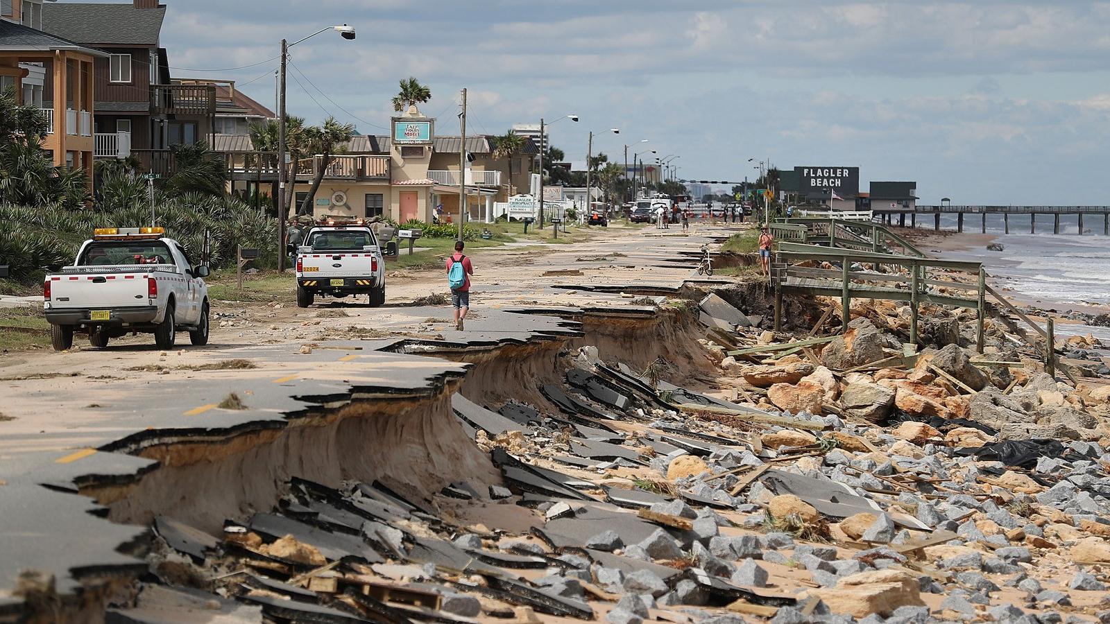 A hurrikán pusztítása Amerikában FOTÓ: EUROPRESS/GETTY IMAGES/JOE RAEDLE