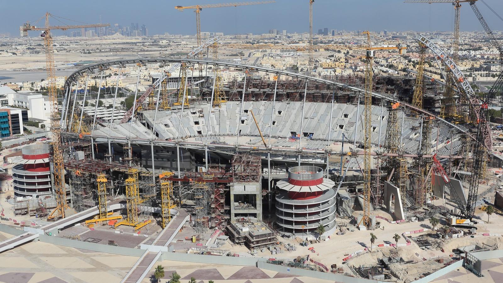 Az épülő Kalifa Stadion FOTÓ: EUROPRESS/GETTY IMAGES/MATTHEW ASHTON - AMA