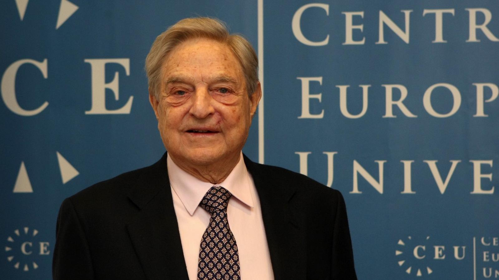 Soros György egy korábbi látogatása a CEU-n FOTÓ: Népszava