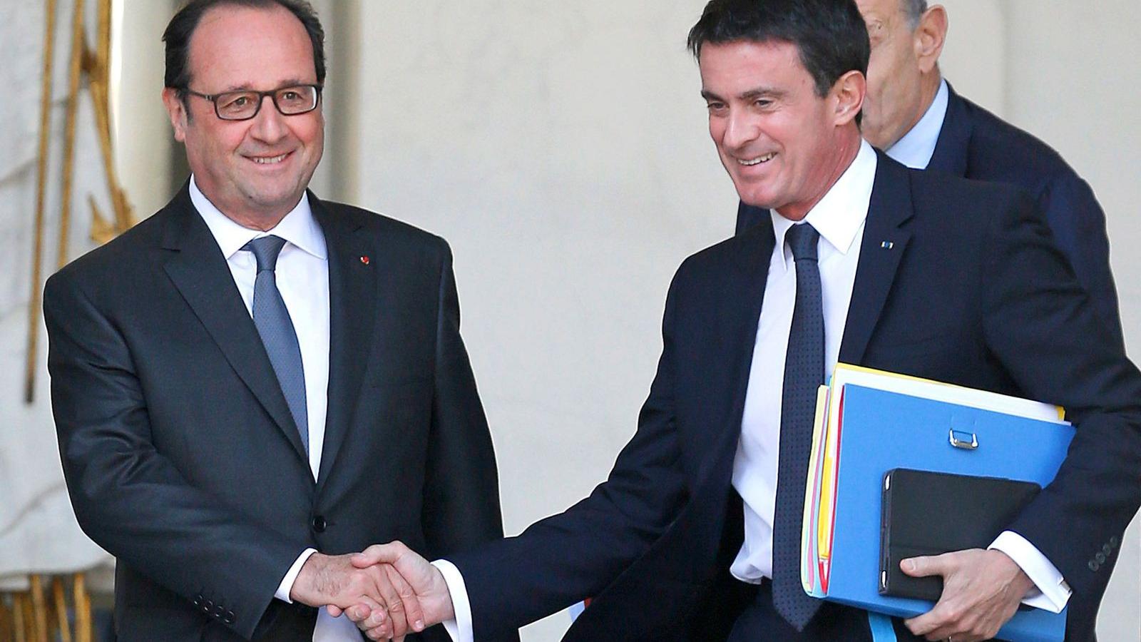 Manuel Valls nem fordul szembe Hollande-dal FOTÓ: EUROPRESS/GETTYIMAGES/CHESNOT