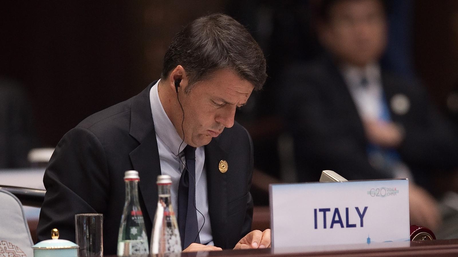 Matteo Renzi FOTÓ: Getty Images