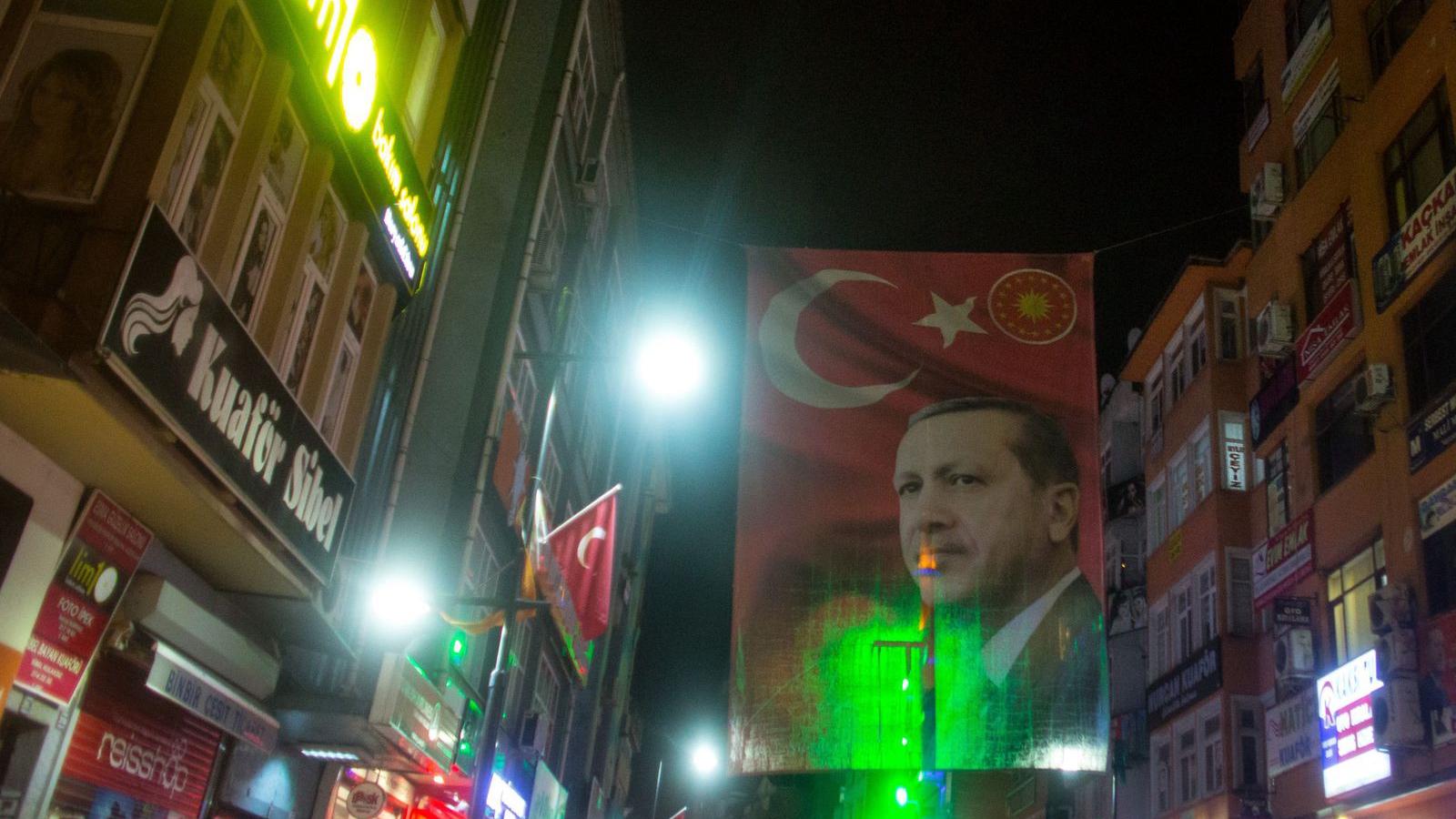 Recep Tayyip Erdogan dominálja az utcaképet is a török városokban FOTÓ: EUROPRESS/GETTY IMAGES/CHRIS MCGRATH