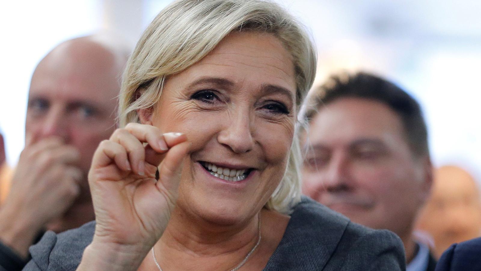 Marine Le Pen, a Nemzeti Front elnöke reménykedik legjobban a Trump-effektusban. Nem is kicsit... FOTÓ: EUROPRESS/GETTY IMAGES/C