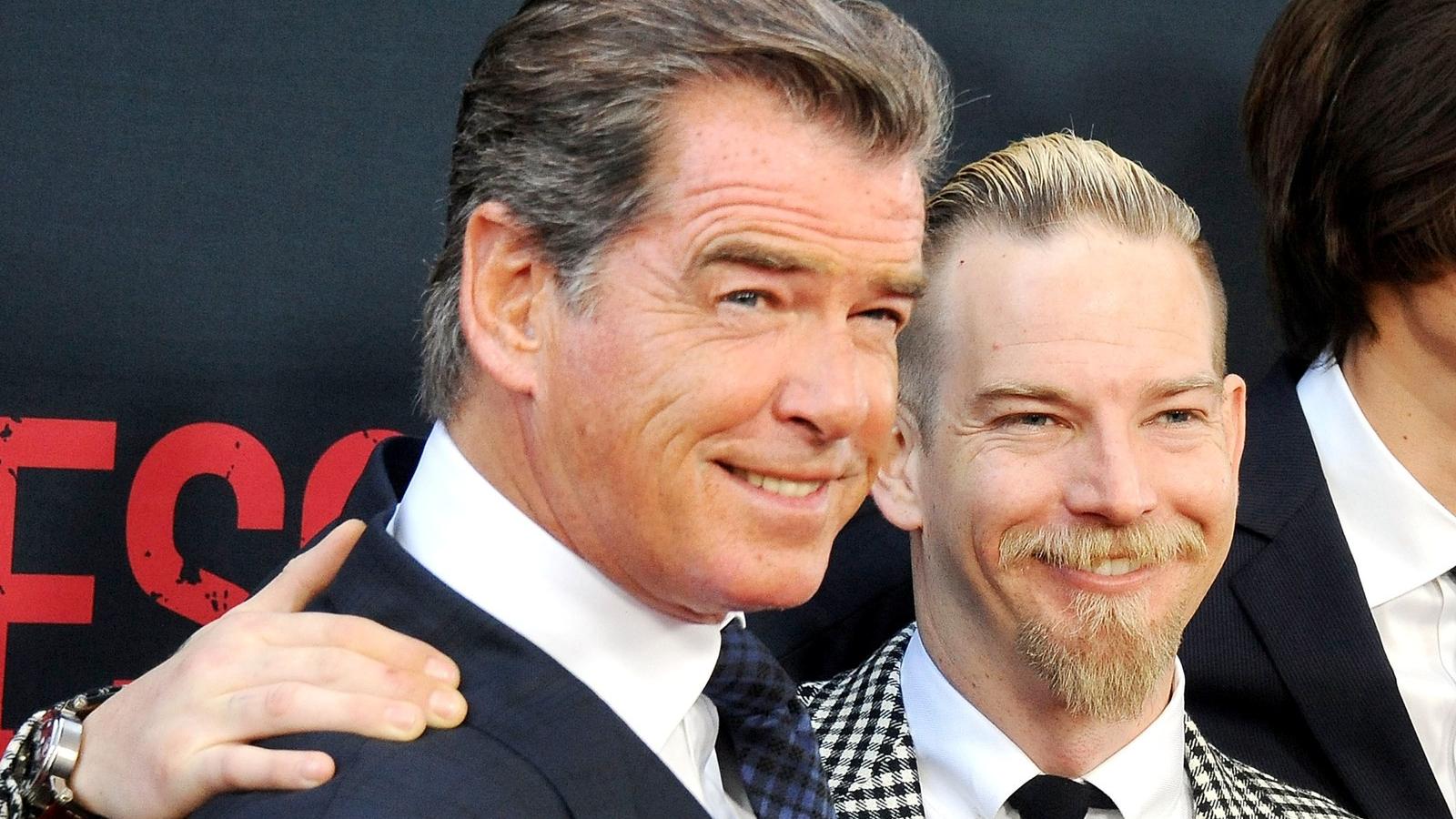 Pierce Brosnan és Sean Brosnan - Fotó: Gregg DeGuire/Getty Images