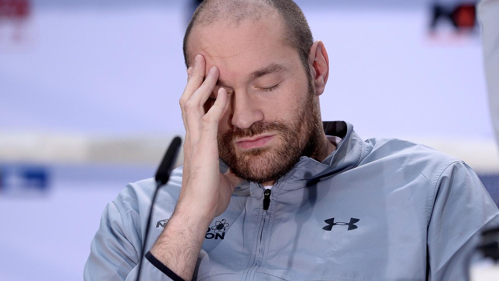 Tyson Fury azonnali hatállyal lemondott a WBA és a WBO nehézsúlyú világbajnoki övéről FOTÓ: EUROPRESS/GETTY IMAGES/SASCHA STEINB