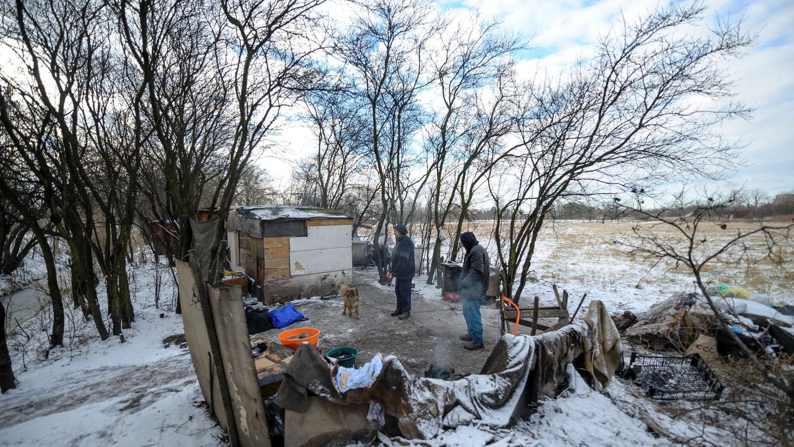 Dermesztő napok várnak a hajléktalanokra, ha nincs lehetőségük a melegedésre FOTÓ: MTI/CZEGLÉDI ZSOLT