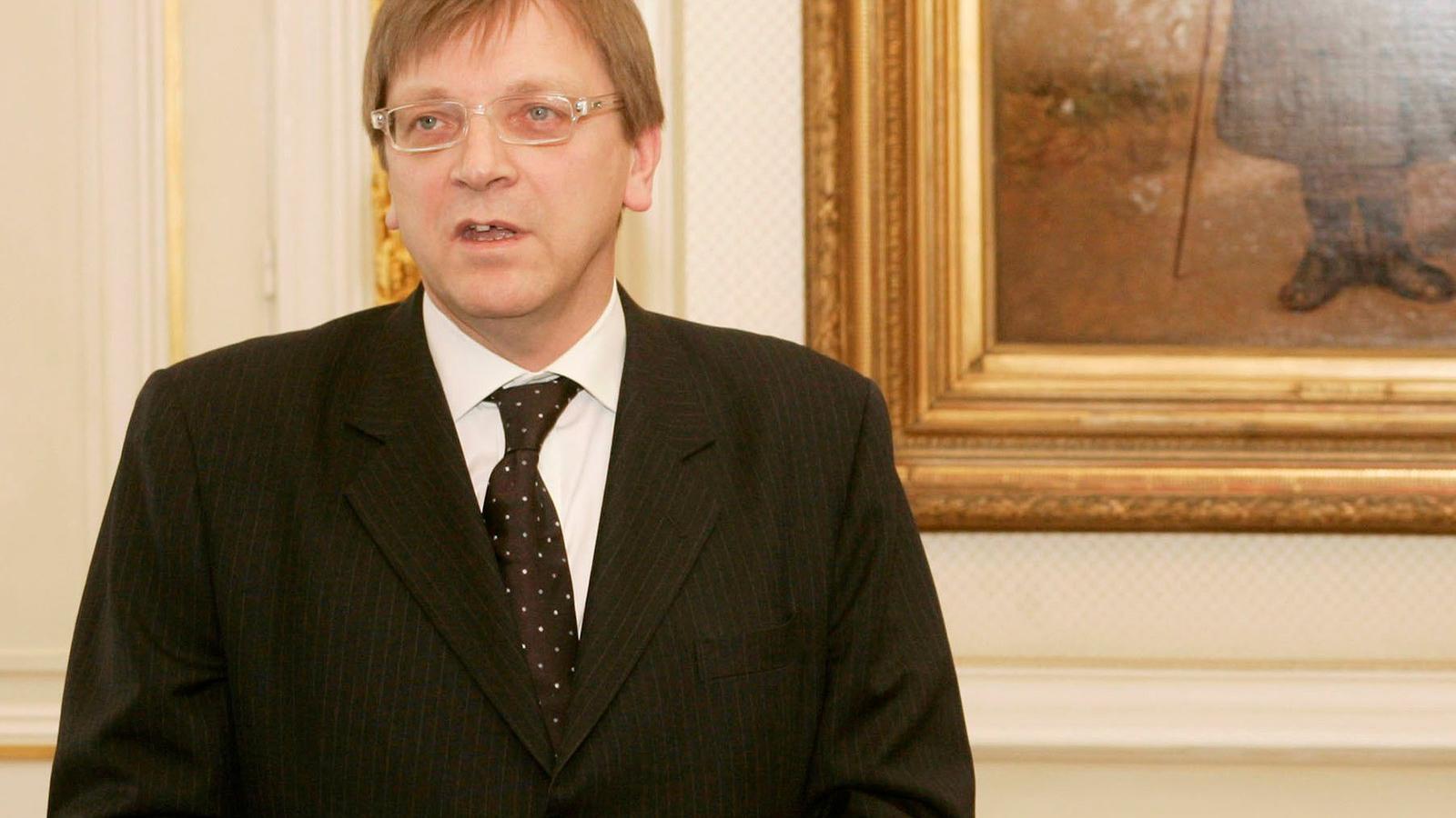 Guy Verhofstadt FOTÓ: Mark Renders/Getty Images