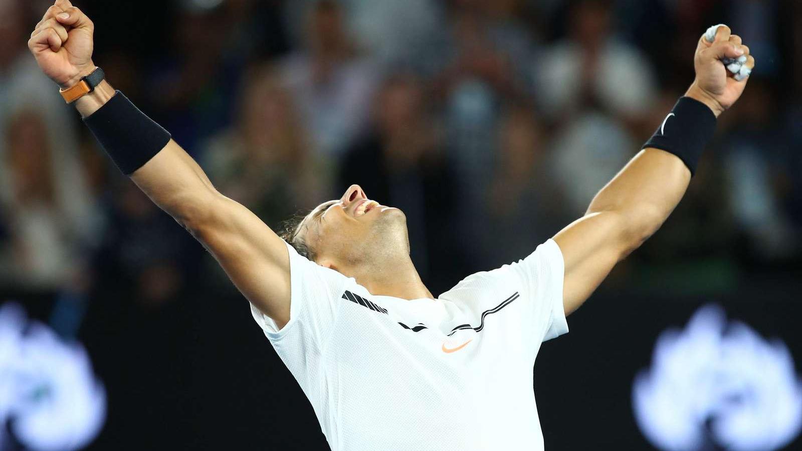 Nadal 2009 után ismét győzelmet ünnepelne Melbourne-ben FOTÓ: EUROPRESS/GETTY IMAGES/CAMERON SPENCER