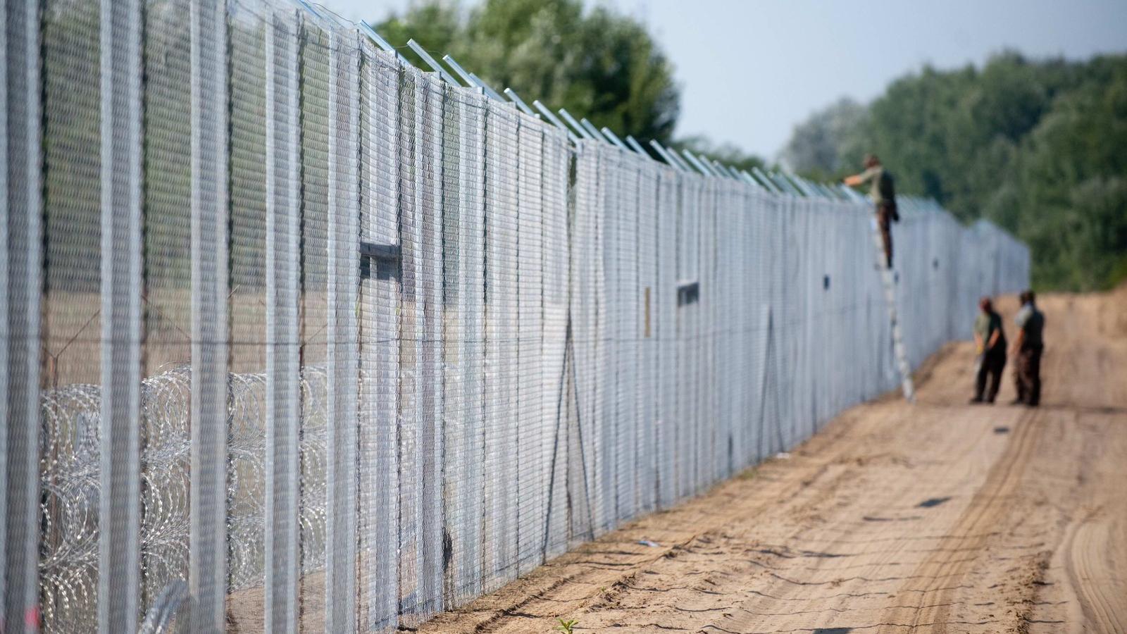 A 160 kilométer hosszú kerítés több mint 150 hektárnyi (részben védett) gyepterület megsemmisülésével járt FOTÓ: TÓTH GERGŐ