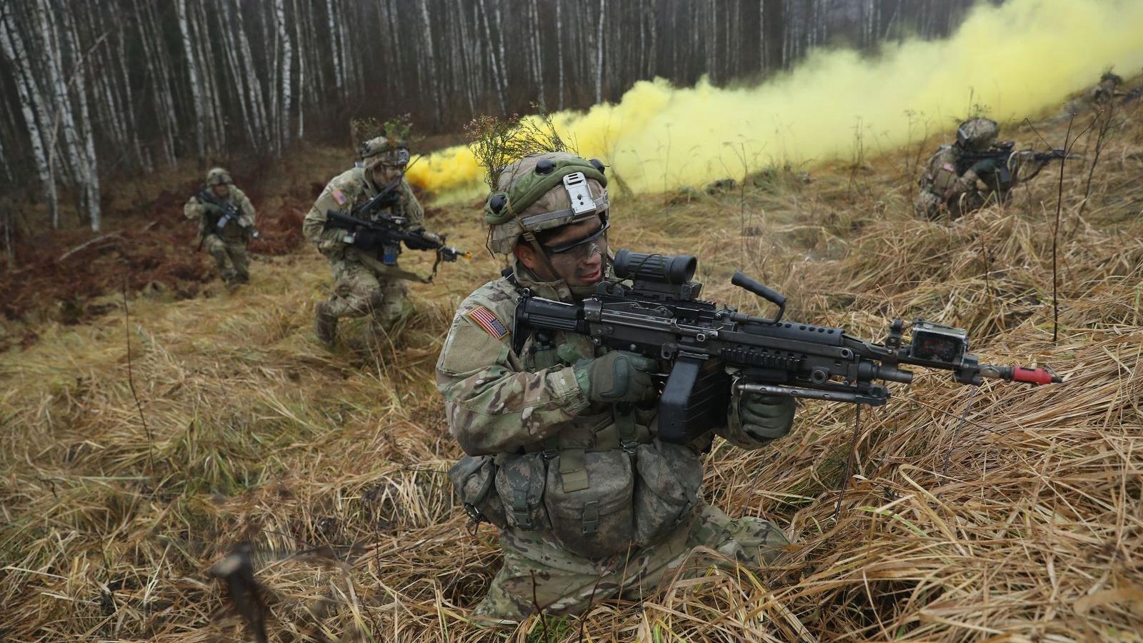 NATO-hadgyakorlat Litvániában – a balti államok számítanak az amerikai védőernyőre FOTÓ: EUROPRESS/GETTY IMAGES/SEAN GALLUP