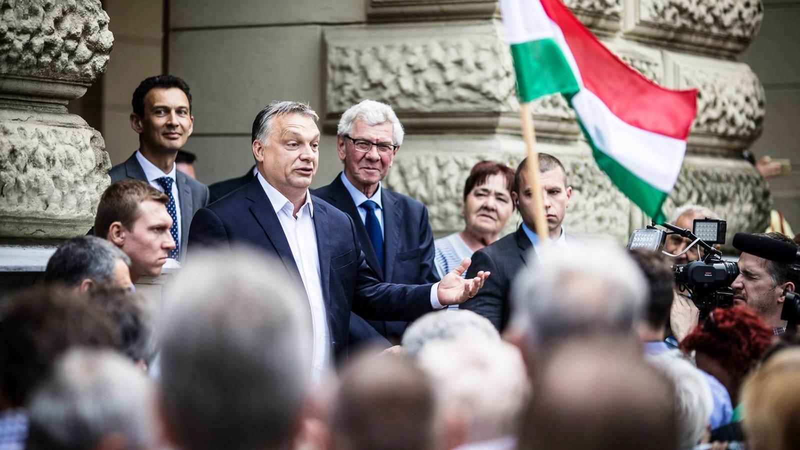 Az országjáró körút utolsó állomása Hódmezővásárhelyen Forrás: Facebook/Orbán Viktor