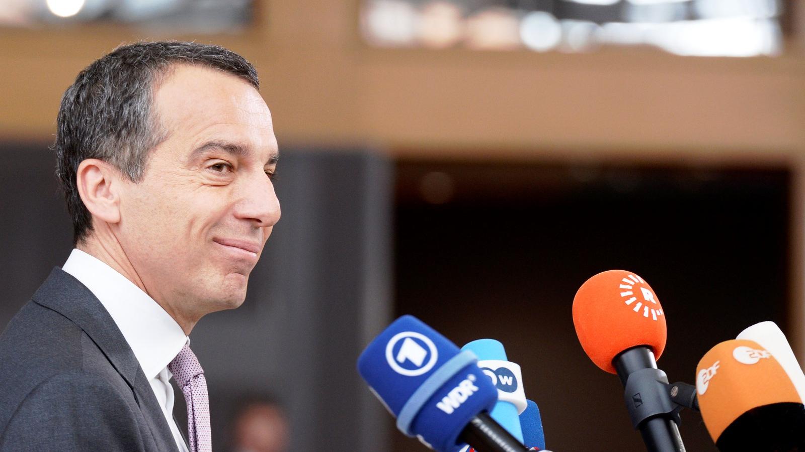 Christian Kern FOTÓ: THIERRY CHARLIER / AFP