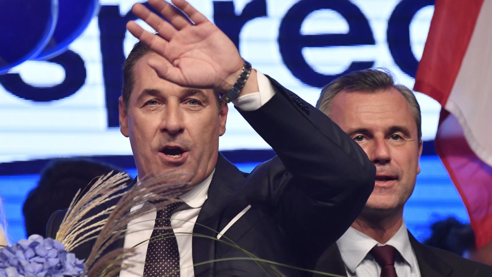 Heinz-Christian Strache - Fotó: HANS KLAUS TECHT / APA / AFP