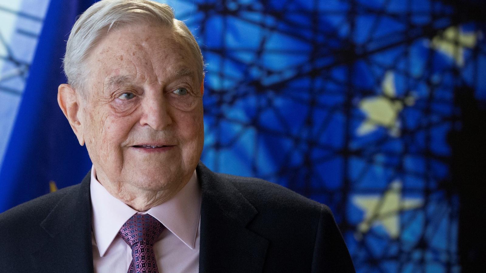 Soros György Brüsszelben. FOTÓ: OLIVIER HOSLET / EPA / POOL / ANADOLU AGENCY