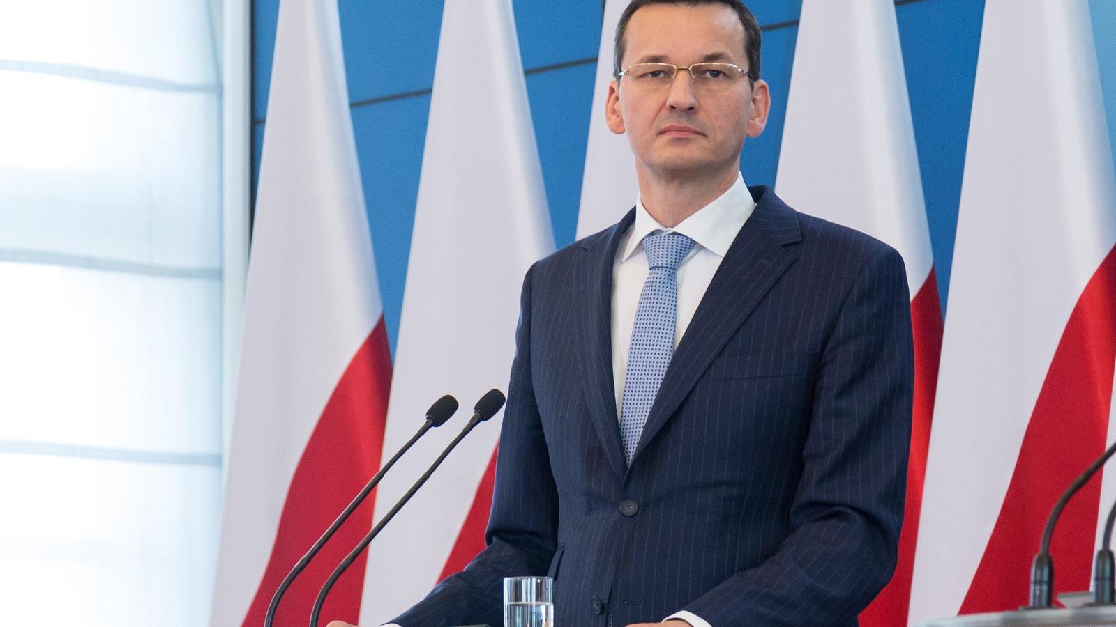 Mateusz Morawiecki kijelölt miniszterelnök. FOTÓ: MATEUSZ WLODARCZYK / NURPHOTO