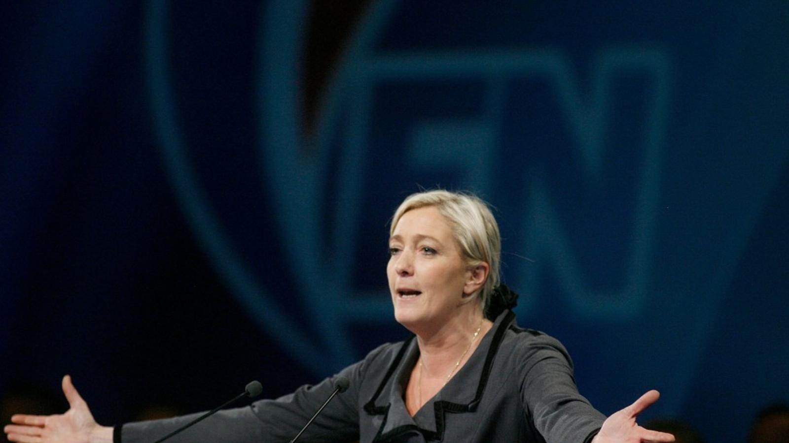 Marine Le Pen győzelmet remél a májusi EP-választáson FOTÓ: EUROPRESS/GETTY IMAGES/PATRICK DURAND